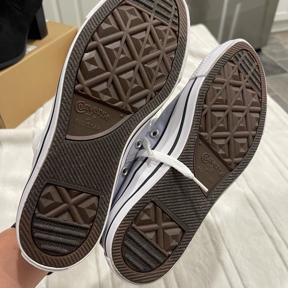 Converse Light Gray Canvas Sneakers - Picture 6 of 6